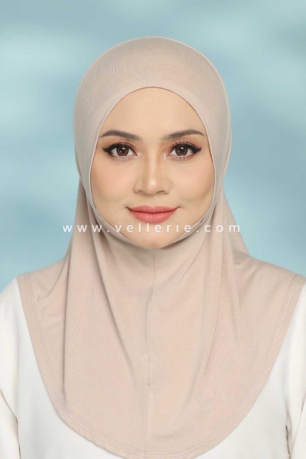Sakeena Inner Neck Berdagu - SKN06 Almond Beige